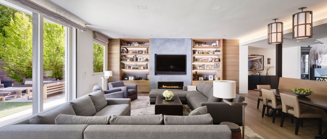 San Francisco George Applegarth Beaux Arts Family Room