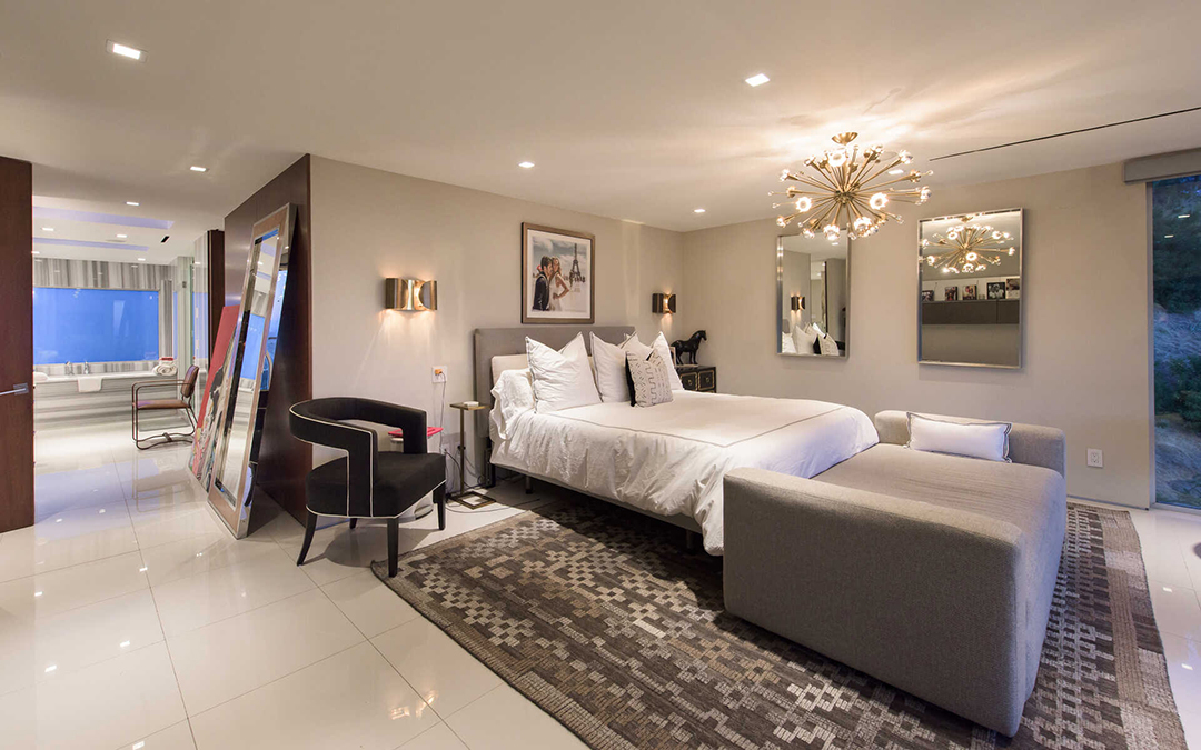 Teddi Mellencamp Of Rhobh Lists Hollywood Hills Modern With Panoramic Views Bedroom B