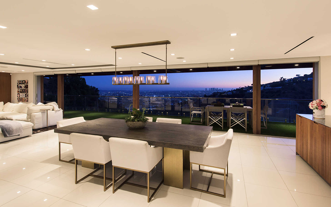 Teddi Mellencamp Of Rhobh Lists Hollywood Hills Modern With Panoramic Views Dining View