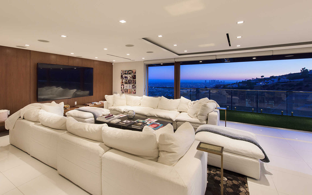 Teddi Mellencamp Of Rhobh Lists Hollywood Hills Modern With Panoramic Views Living Room B
