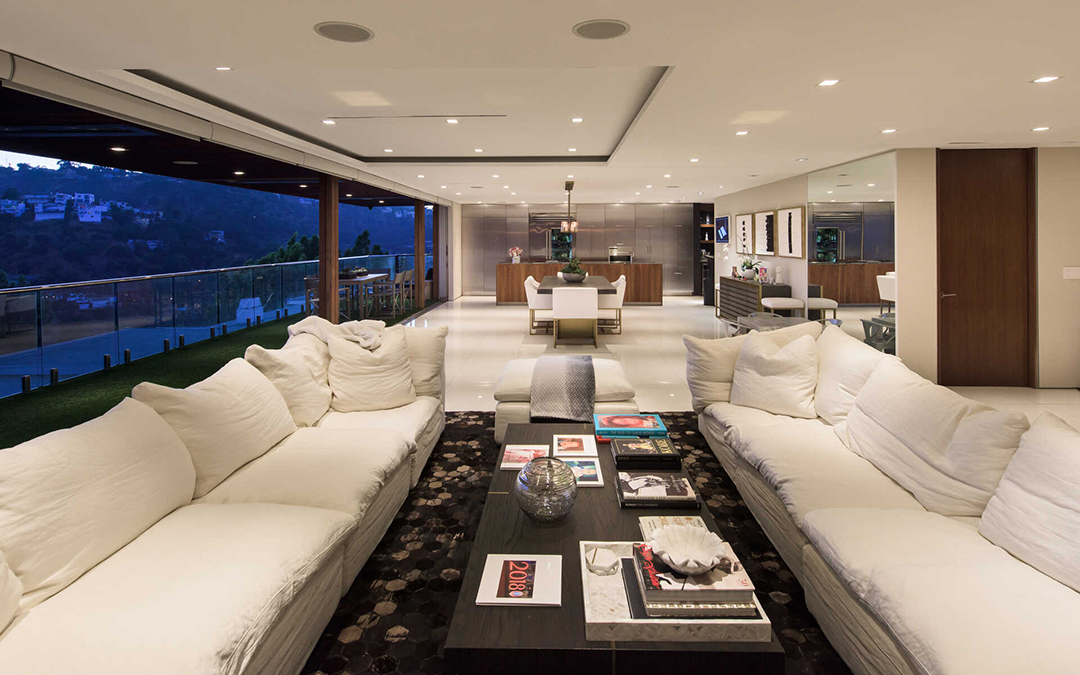 Teddi Mellencamp Of Rhobh Lists Hollywood Hills Modern With Panoramic Views Living Room