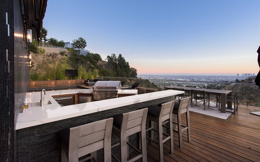 Teddi Mellencamp Of Rhobh Lists Hollywood Hills Modern With Panoramic Views Outdoor Kitchen