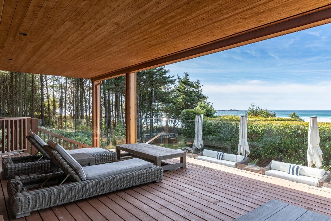Tofino Canada Waterfront Lodge Estate Deck