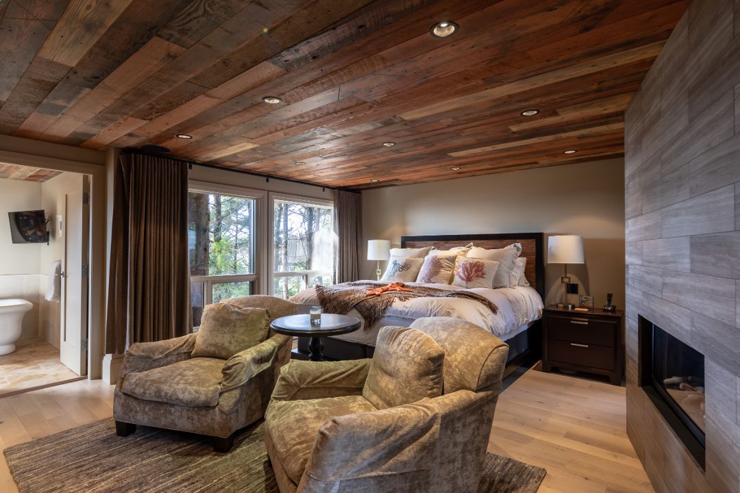 Tofino Canada Waterfront Lodge Estate Master Bedroom
