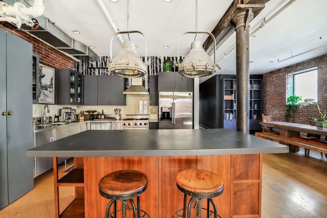 Vanessa Carlton Soho Loft Kitchen Island