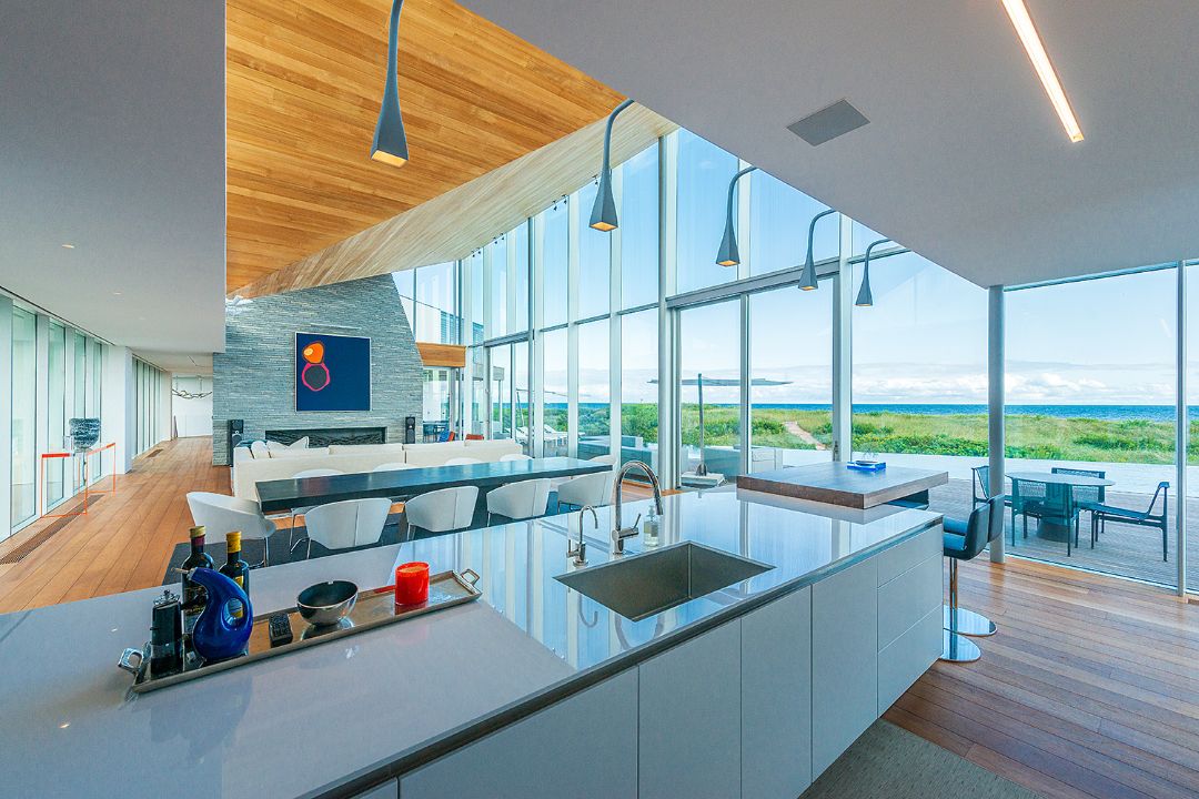 Wainscott Hamptons Oceanfront Mansion Kitchen