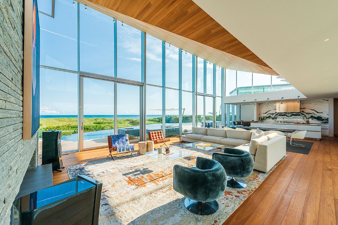 Wainscott Hamptons Oceanfront Mansion Open Floor Plan