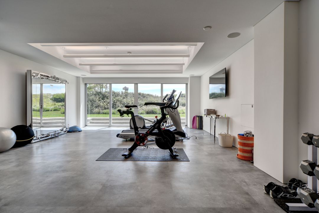 Wainscott Hamptons Oceanfront Mansion Home Gym