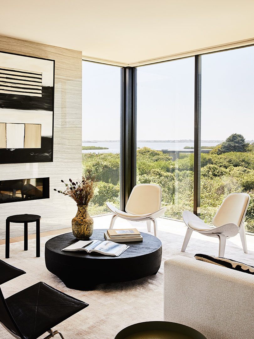 Waterfront Bridgehampton Modern With A Rooftop Pool Lists For 9 8m Living Room