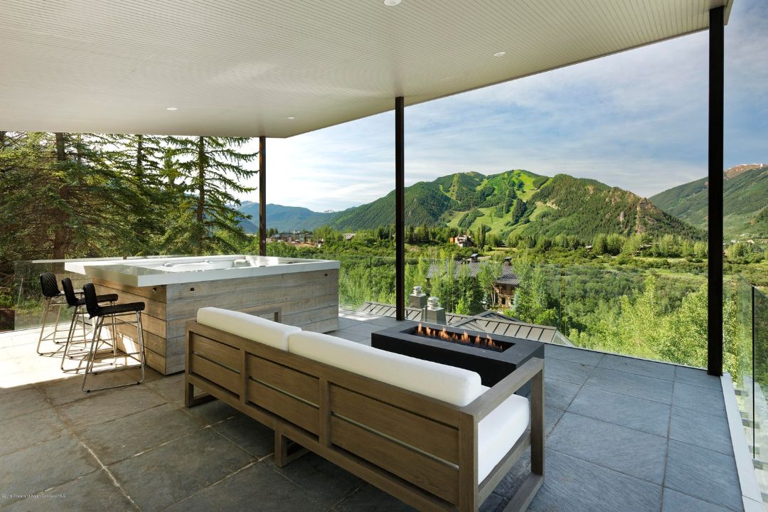 Aspen Lodge Remodel Fire Pit