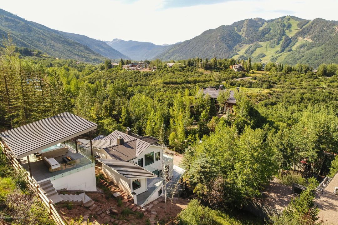 Aspen Lodge Remodel Aerial