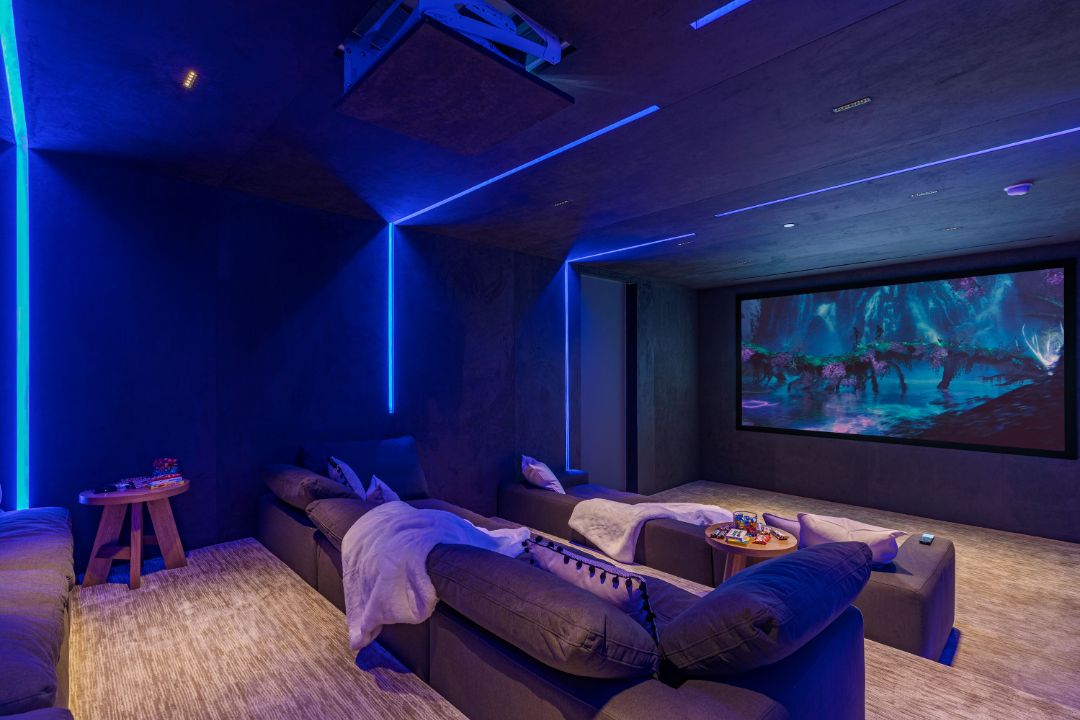 Chrissy Tiegen John Legend Beverly Hills New House Home Theater