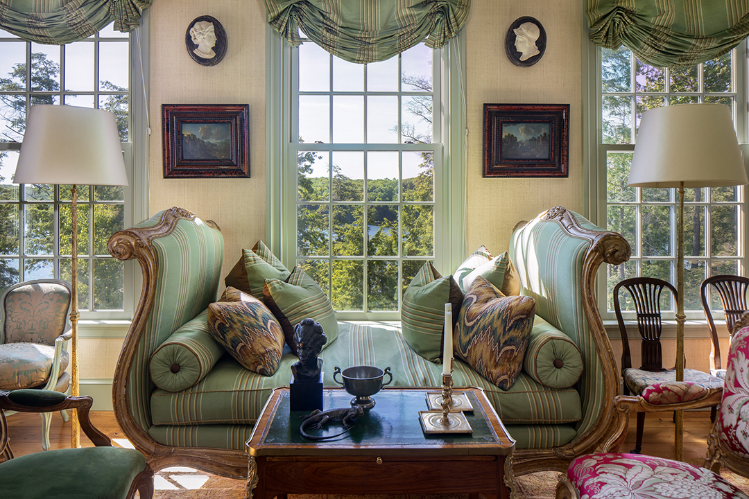 Classic Elegance Shines At This 5 9m Kent Ct Home Dubbed Dover House Living Room