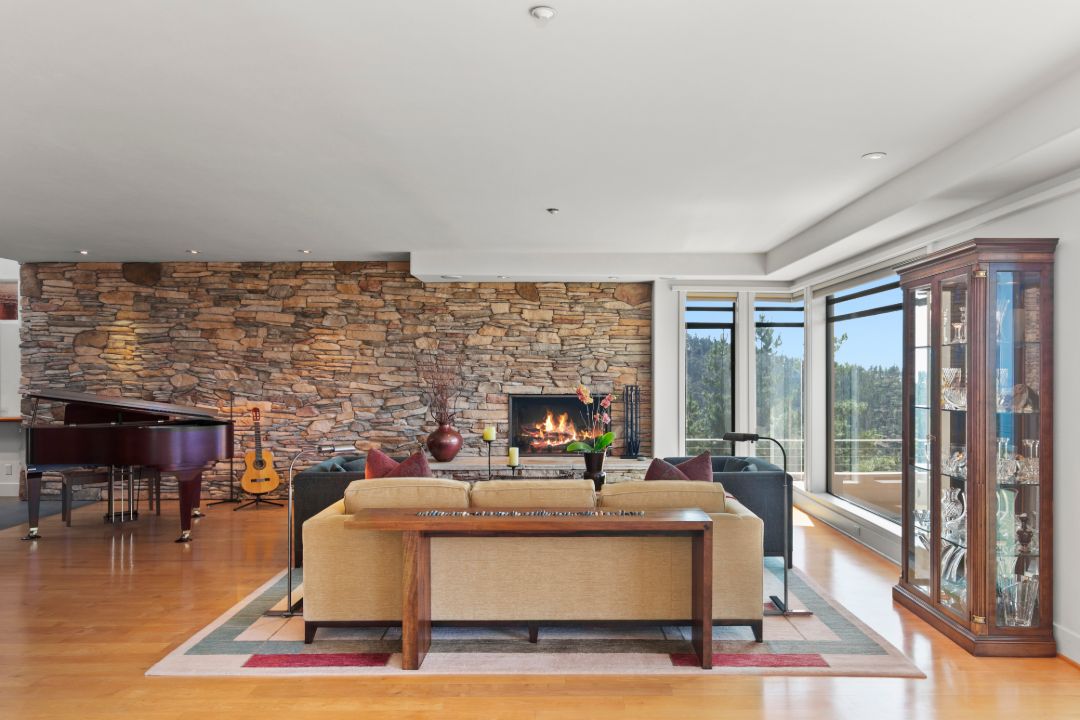 Fallingwater Frank Lloyd Wright Inspired Carmel Ca Fireplace