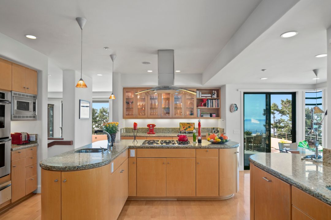Fallingwater Frank Lloyd Wright Inspired Carmel Ca Kitchen