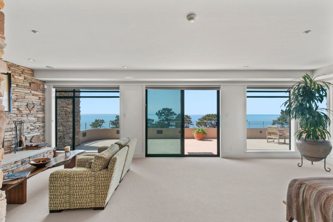 Fallingwater Frank Lloyd Wright Inspired Carmel Ca Master Bedroom