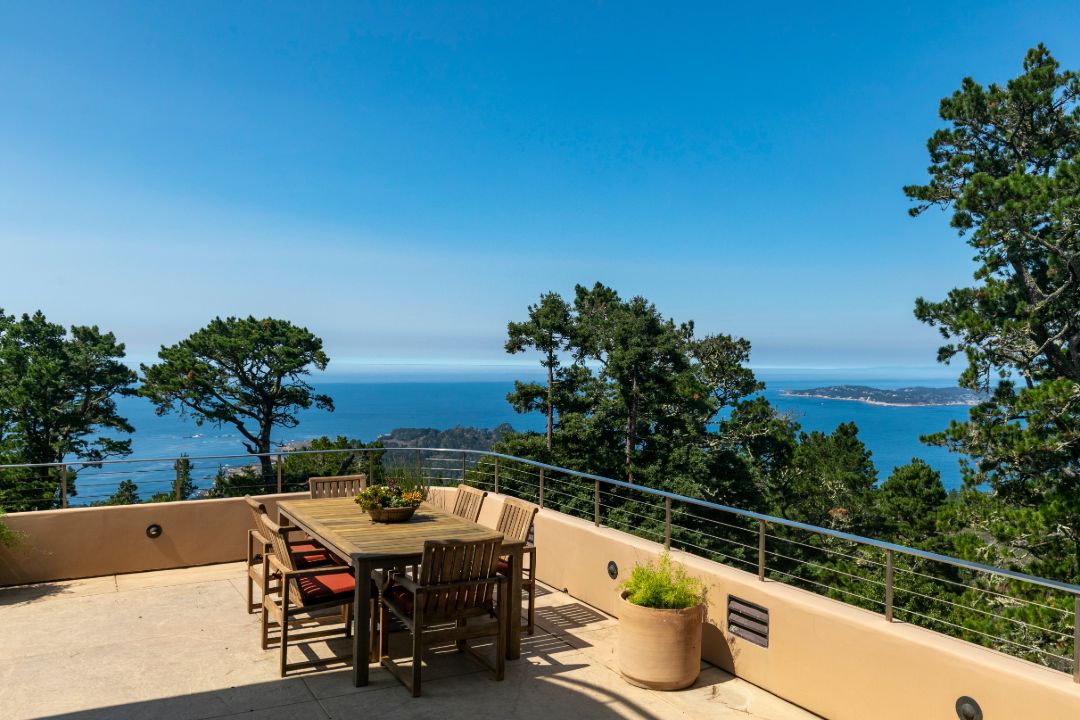 Fallingwater Frank Lloyd Wright Inspired Carmel Ca Outdoor Dining