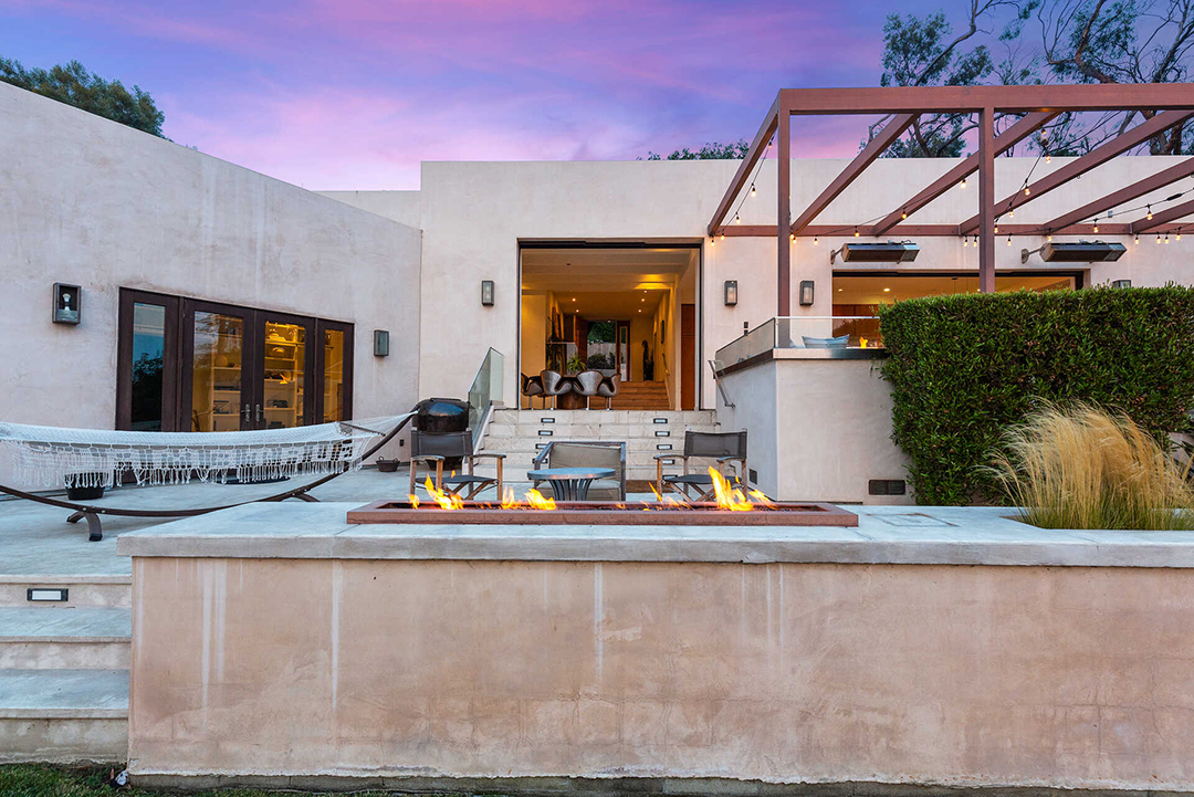 Hemsworth Brothers List Chic Malibu Retreat Where Outdoor Living Reigns Back Exterior