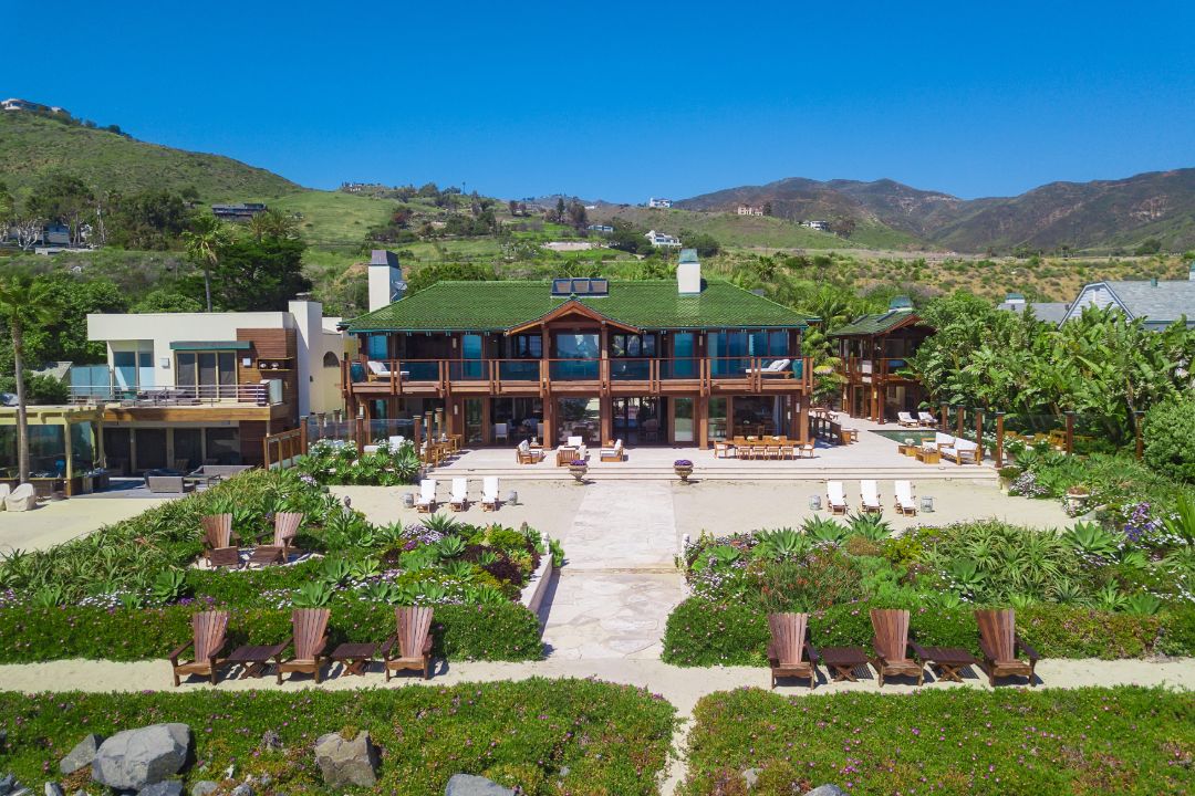 Pierce Brosnan Malibu Compound Aerial