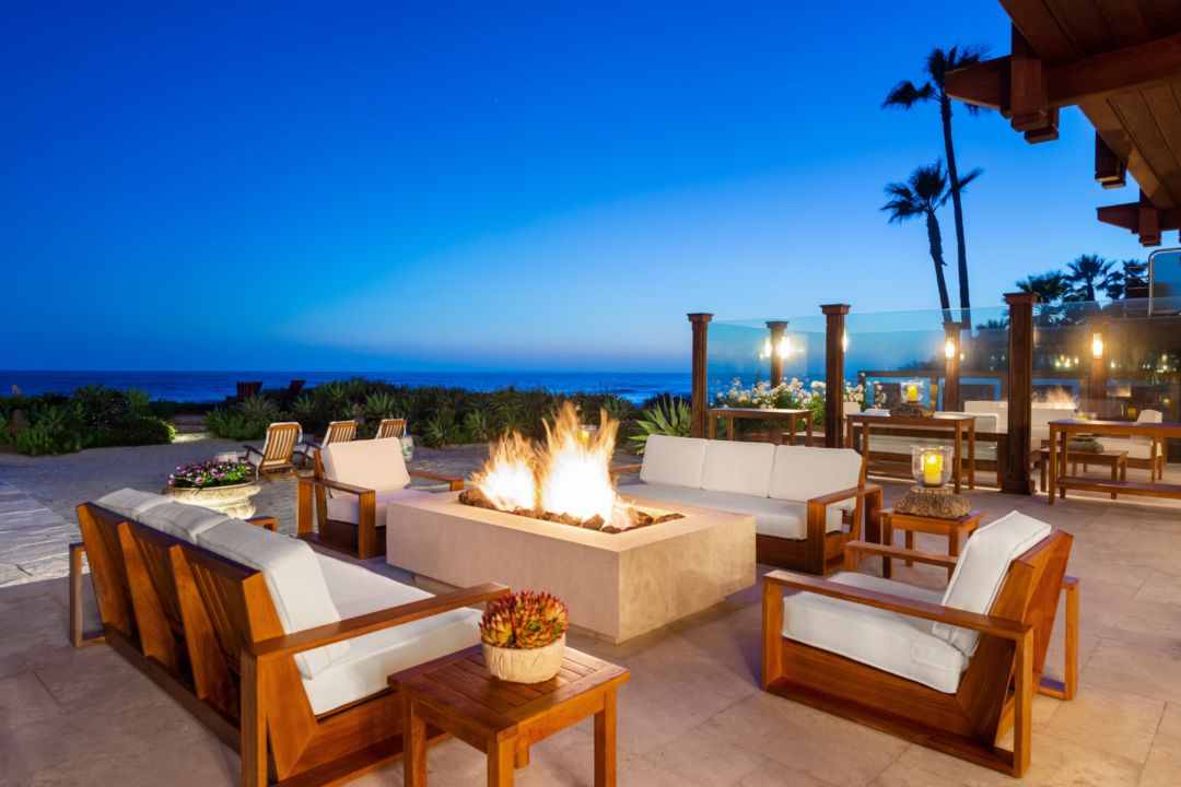 Pierce Brosnan Malibu Compound Fire Pit