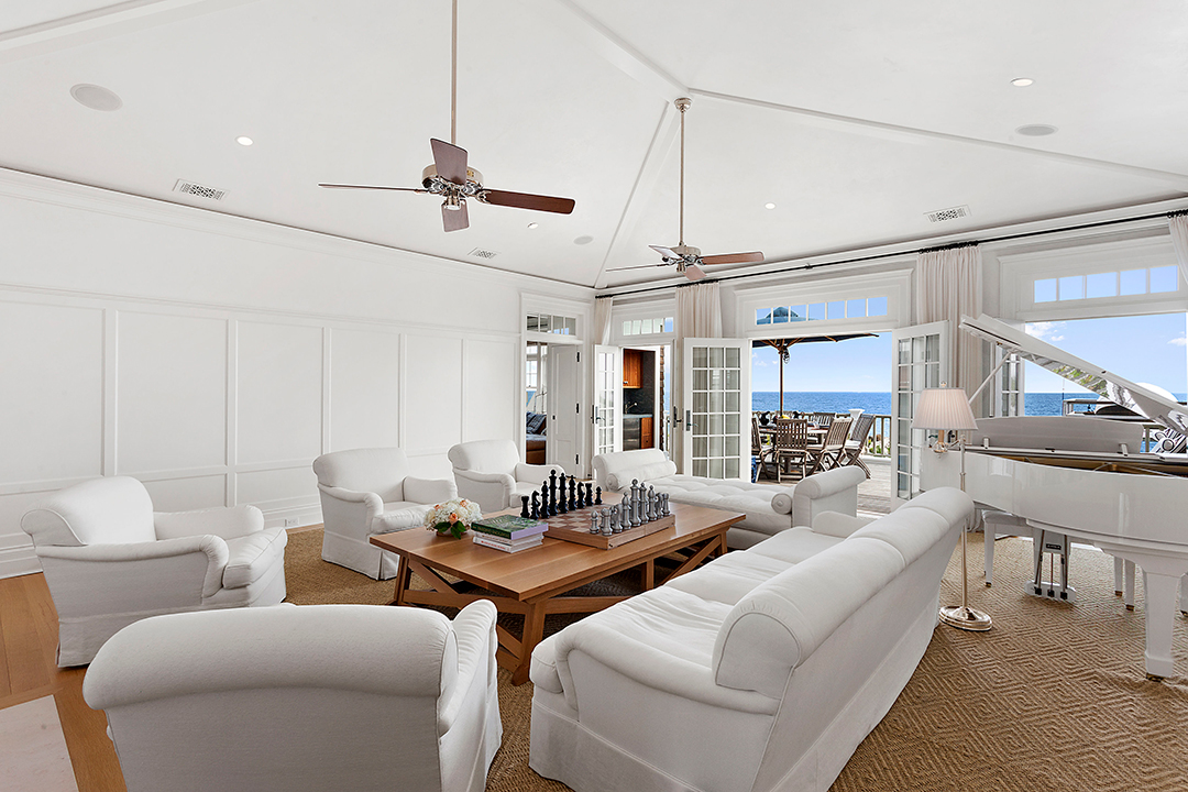 This 20 Million Beach House Is The Epitome Of Hamptons Luxury Living Room