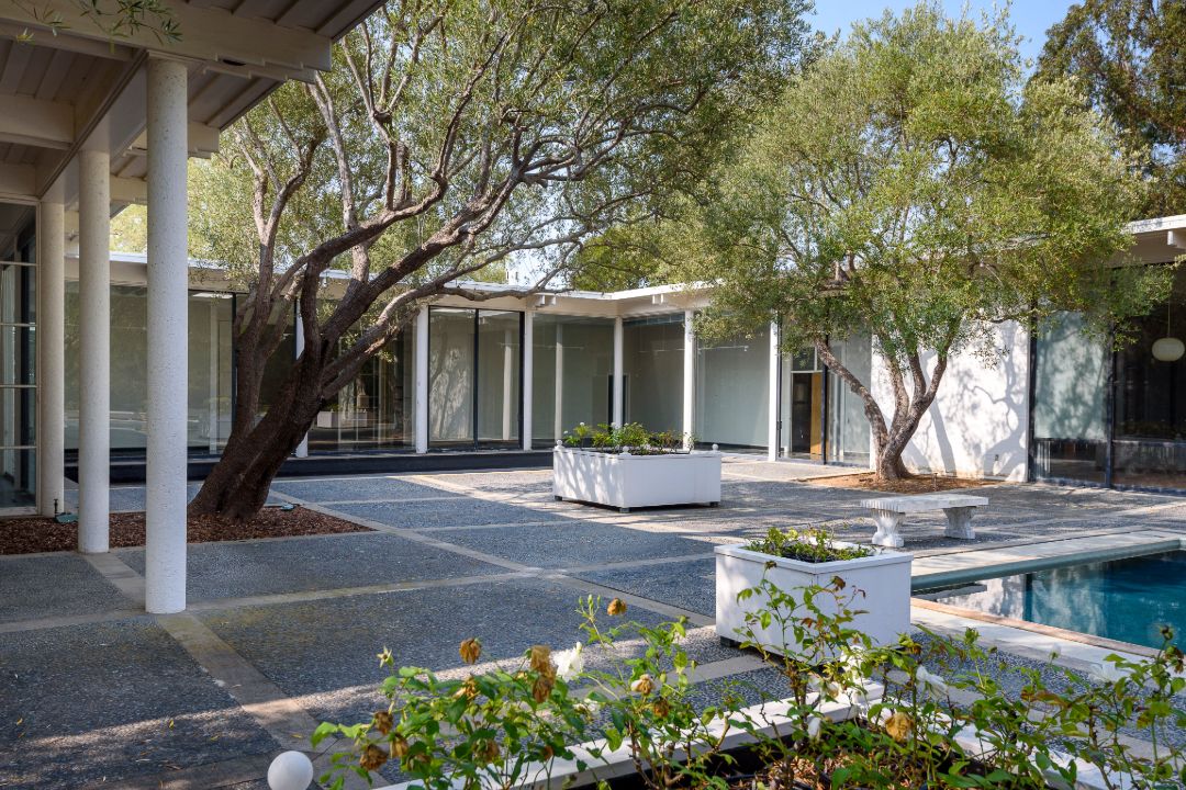 Erdman House Montecito Courtyard I