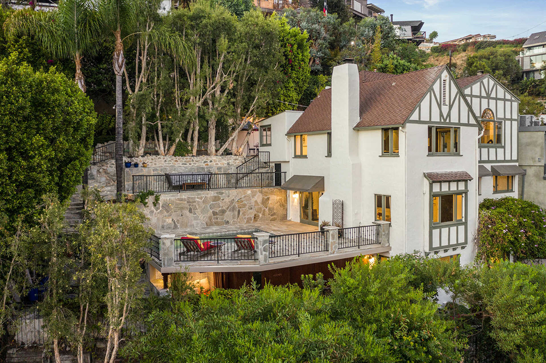Horror Movie Director Lists Charming Hollywood Hills Home Exterior
