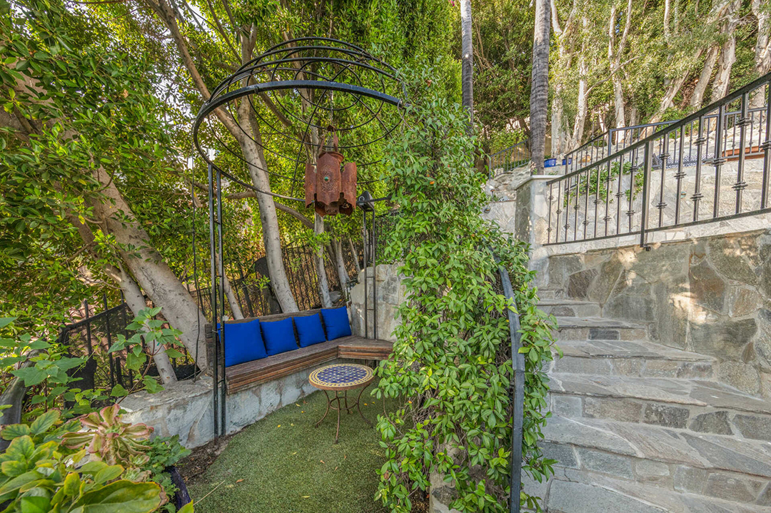 Horror Movie Director Lists Charming Hollywood Hills Home Garden B