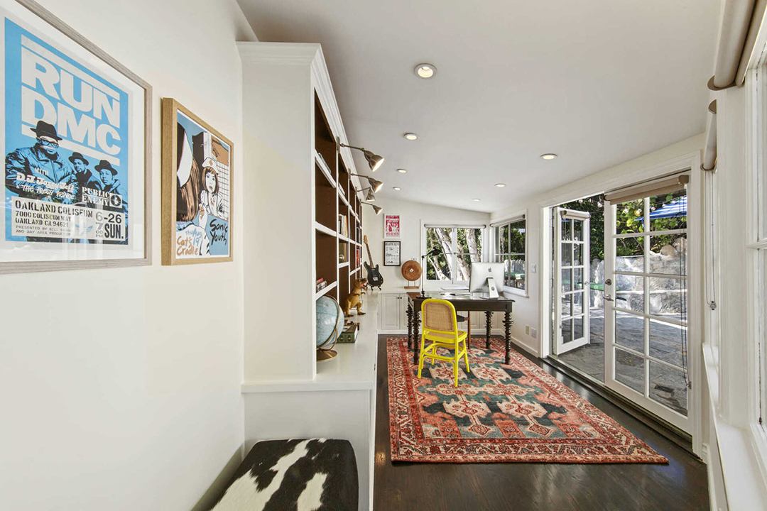 Horror Movie Director Lists Charming Hollywood Hills Home Office