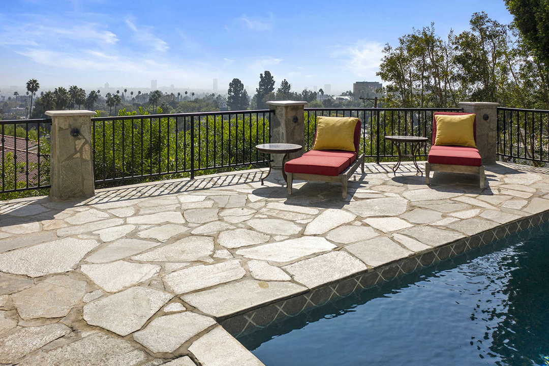 Horror Movie Director Lists Charming Hollywood Hills Home Pool