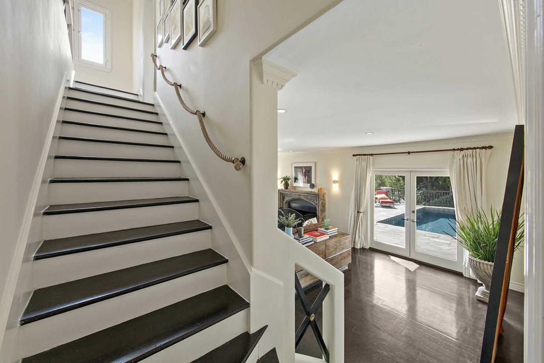 Horror Movie Director Lists Charming Hollywood Hills Home Stairs