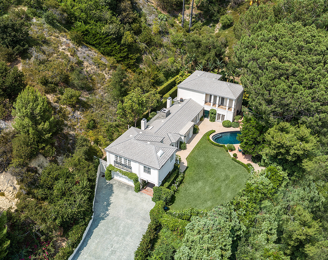 Katy Perry Lists Charming And Ultra Private Beverly Hills Home Aerial