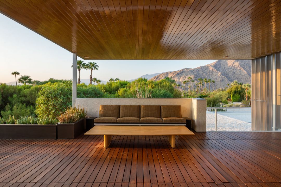 Kaufmann Desert House Richard Neutra Palm Springs Deck