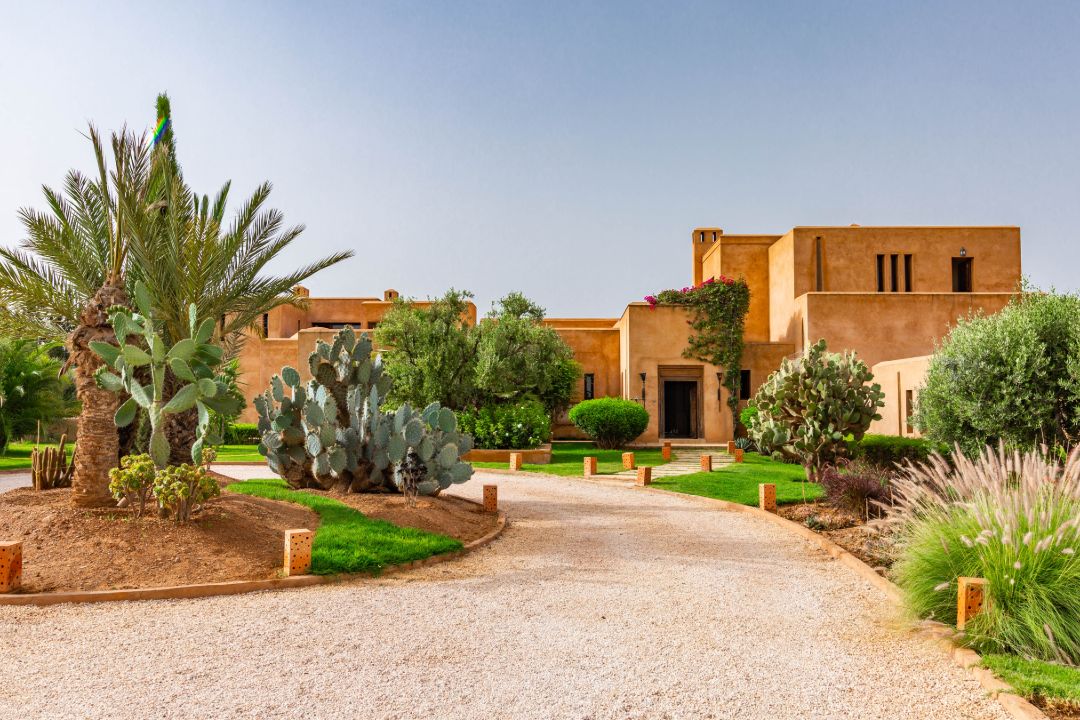 Marrakech Morocco Luxury Villa Driveway