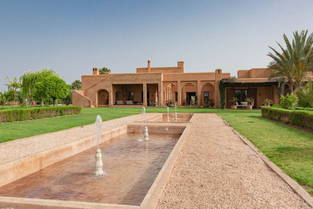 Marrakech Morocco Luxury Villa Fountains