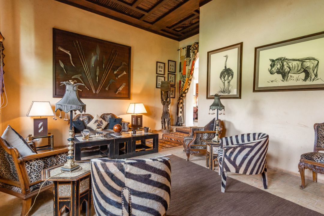 Marrakech Morocco Luxury Villa Sitting Room