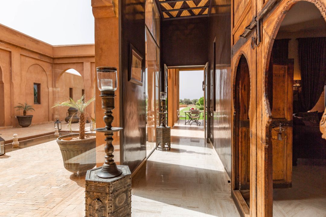 Marrakech Morocco Luxury Villa Courtyard