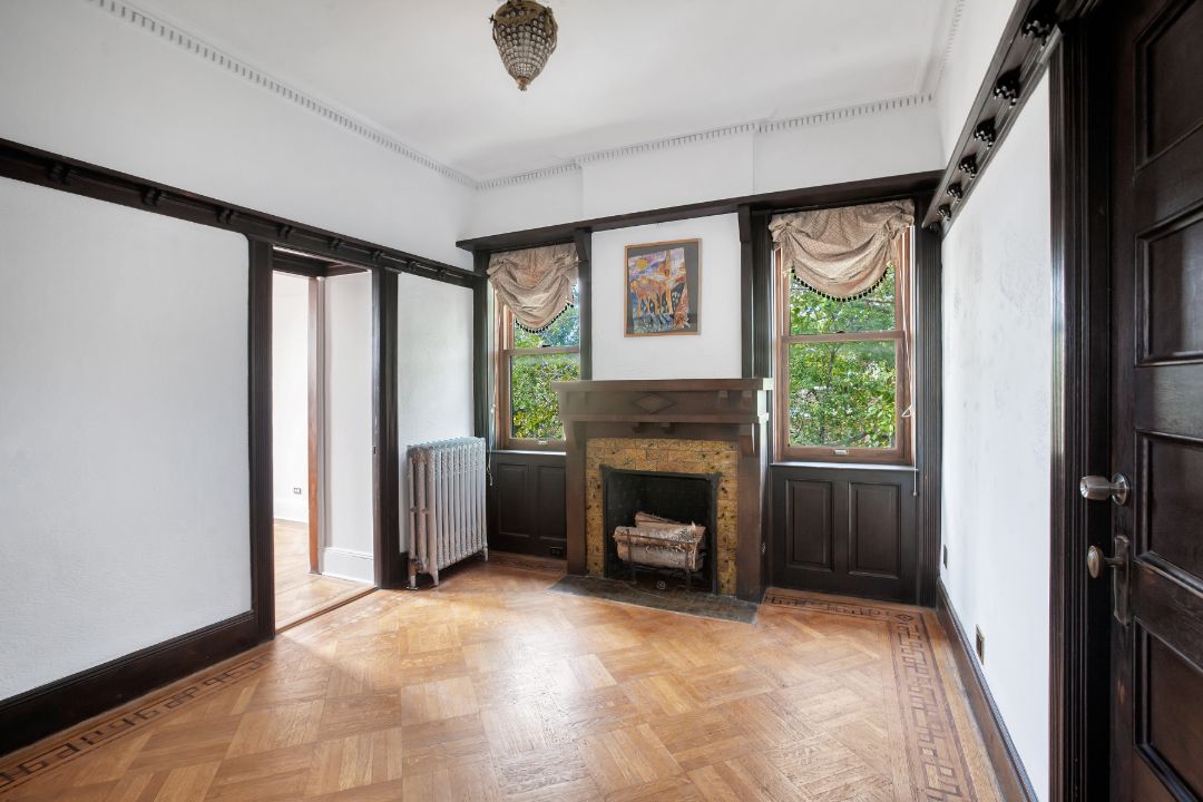 Pre War Prospect Park Brooklyn Townhouse Fireplace I