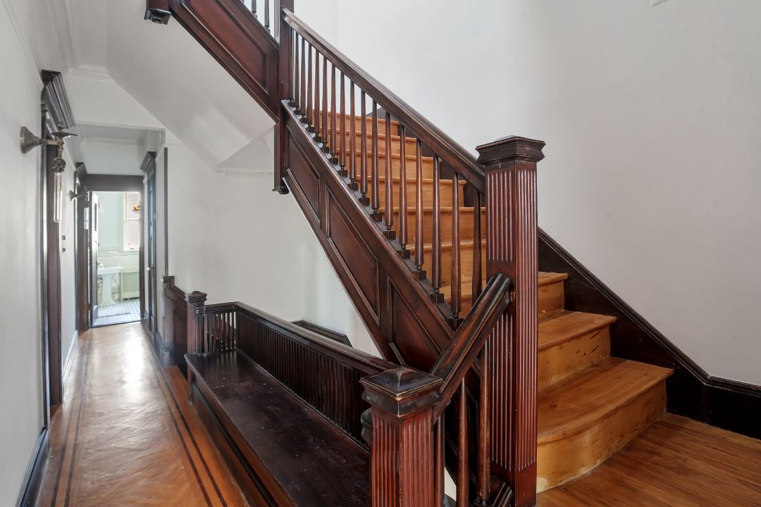 Pre War Prospect Park Brooklyn Townhouse Staircase