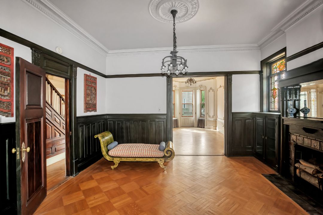 Pre War Prospect Park Brooklyn Townhouse Chandelier