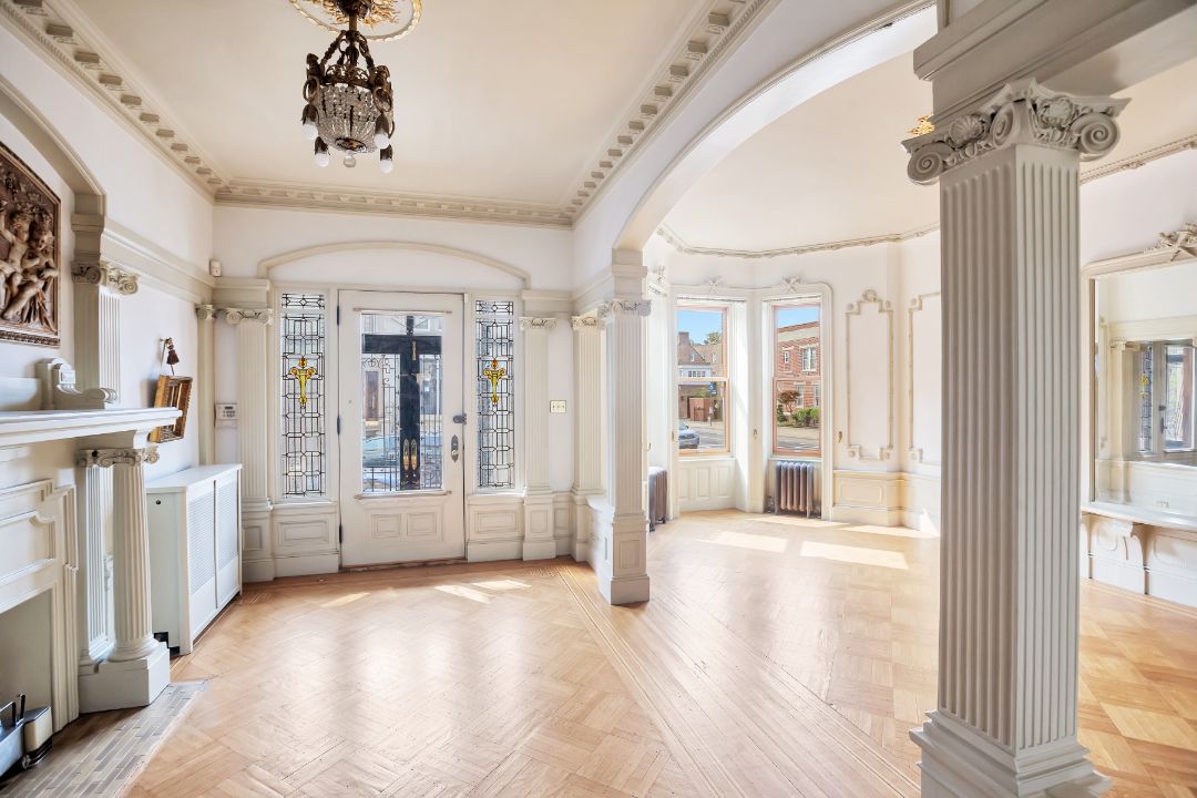 Pre War Prospect Park Brooklyn Townhouse Front Door
