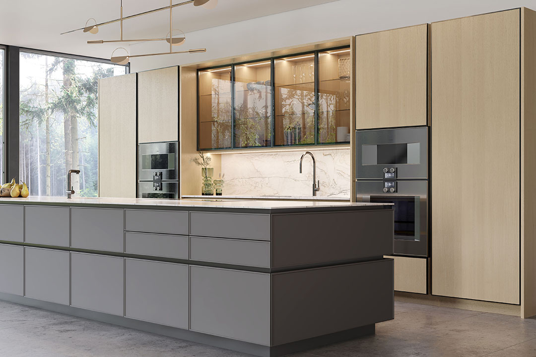 Precision Meets Fashion In These Glamorous Glass Doors Eggersmann Kitchen
