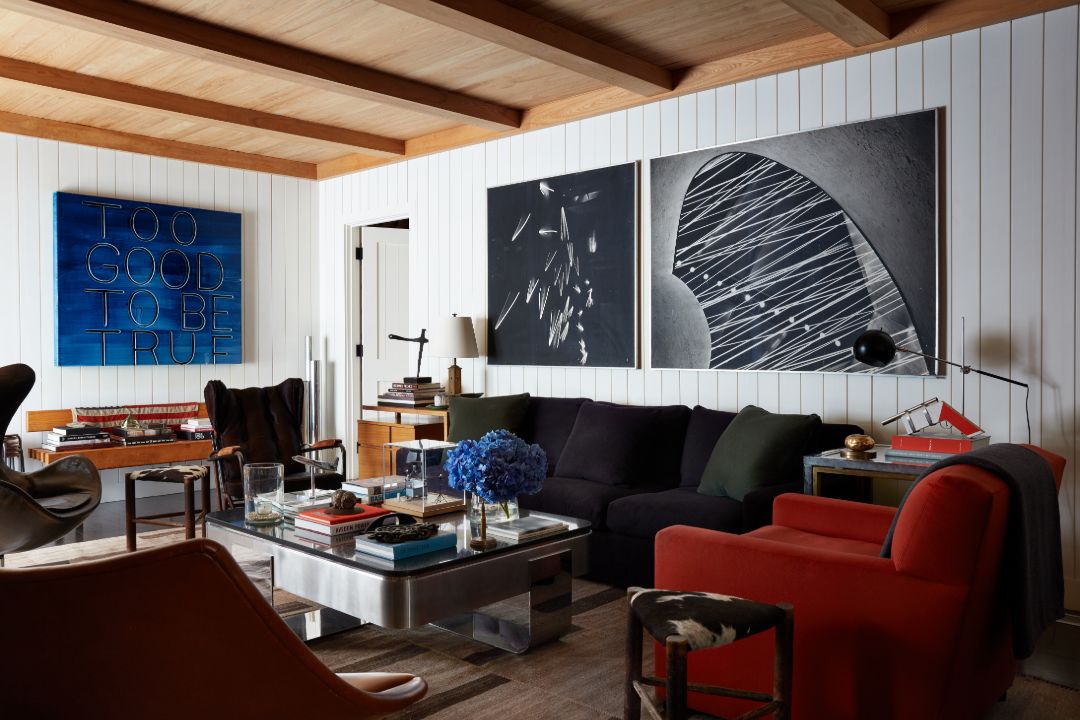 Robert Stillin Frank Greenwald East Hampton Living Room