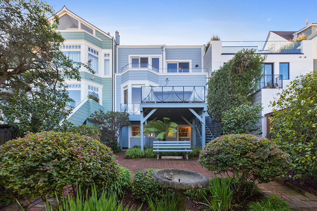 Winona Ryder San Fran Home Terrace View