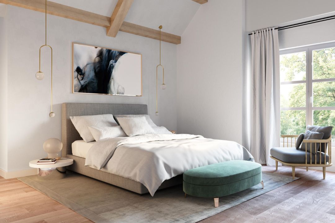 Darien New Construction Home Bedroom