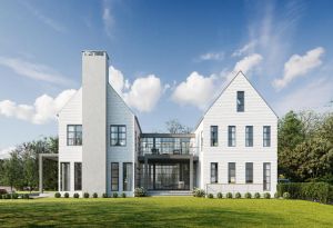 Darien New Construction Home Living Room Exterior B