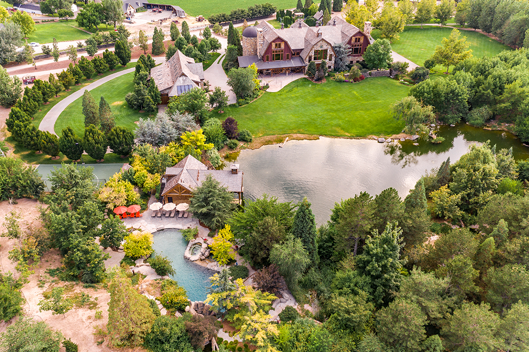 Explore A 25m Utah Retreat On 20 Breathtaking Acres Aerial