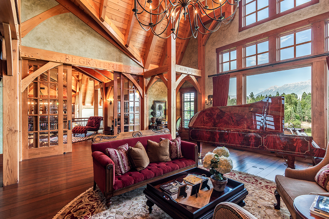 Explore A 25m Utah Retreat On 20 Breathtaking Acres Living Area B