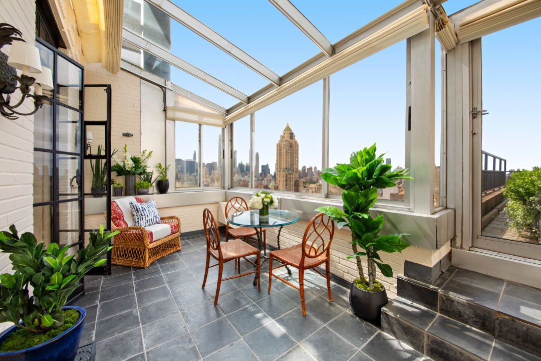 Leonard Bernstein Ues Park Ave Apartment Solarium