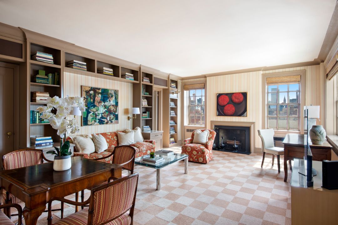Leonard Bernstein Ues Park Ave Apartment Den